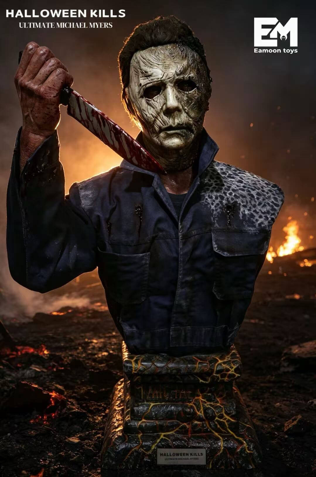 Halloween Kills Ultimate Michael Myers Bust - Featured Image Halloween Kills Ultimate Michael Myers Bust - Collectible Figure Main View