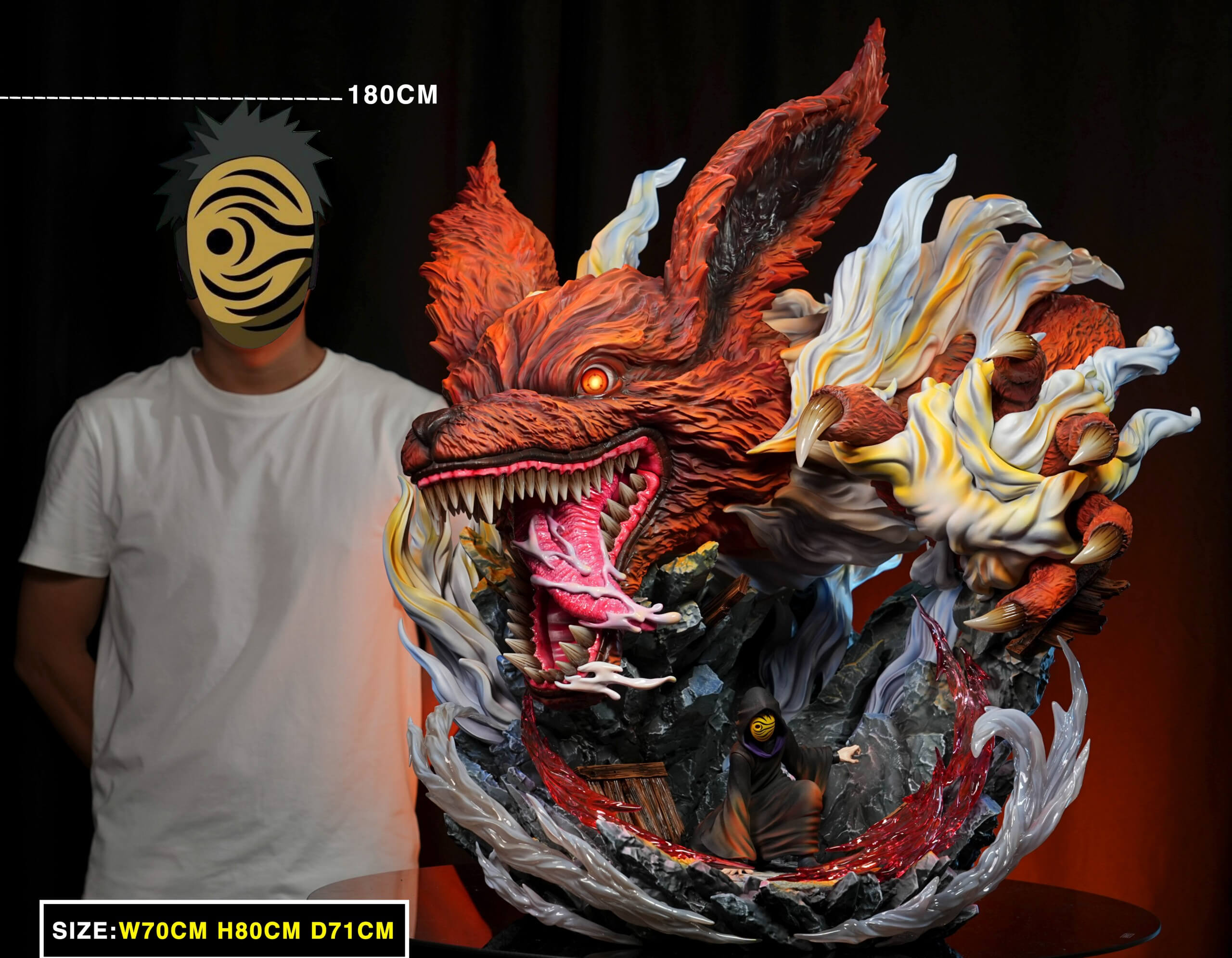 Obito Uchiha and Kurama - Featured Image Obito Uchiha and Kurama - Collectible Figure Main View