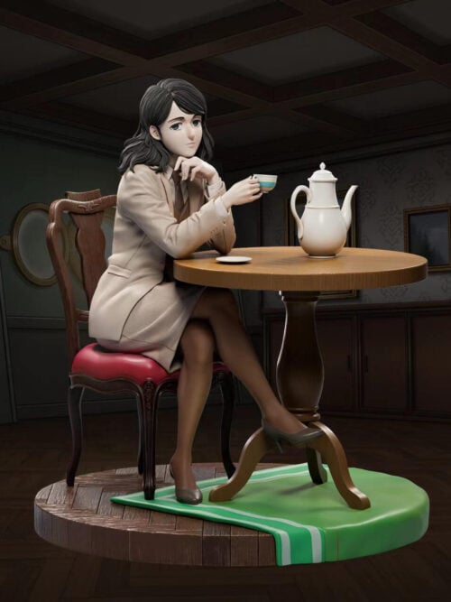 Tea-Drinking Pieck Finger - Collectible Figure Main View