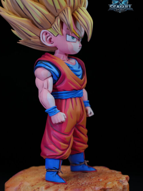 Angry Super Saiyan SD Son Goku - Detail View 4