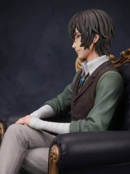 Seated Osamu Dazai - Detail View 2