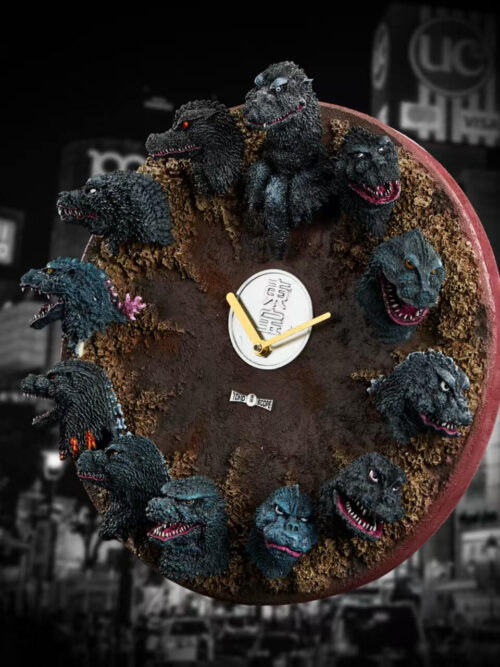 Godzilla 12-Head Wall Clock - Detail View 2
