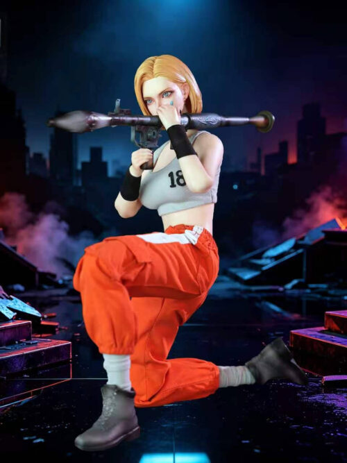 Future Warrior Android 18 - 1/6 Scale Articulated Figure - Detail View 3