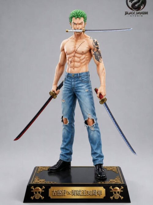 Outlaw Luffy, Zoro, Sanji, Ace and Law - Detail View 1