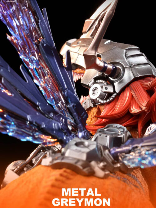 Realistic-Style Metal Greymon - Digimon Adventure - Detail View 5