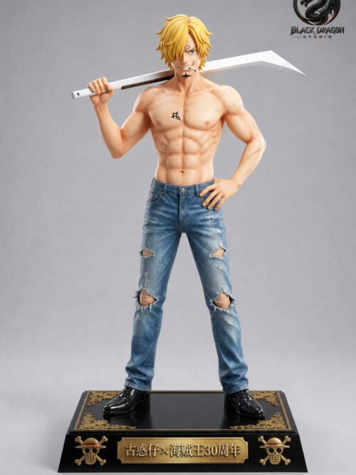 Outlaw Luffy, Zoro, Sanji, Ace and Law - Detail View 2