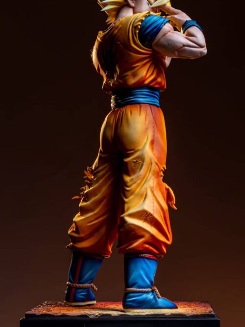 Looking-Back Instant Transmission Super Saiyan Son Goku - Detail View 9