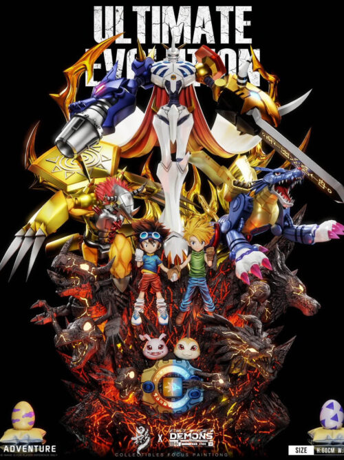 Ultimate Evolution Omegamon & Partner Digimon Diorama - Detail View 6