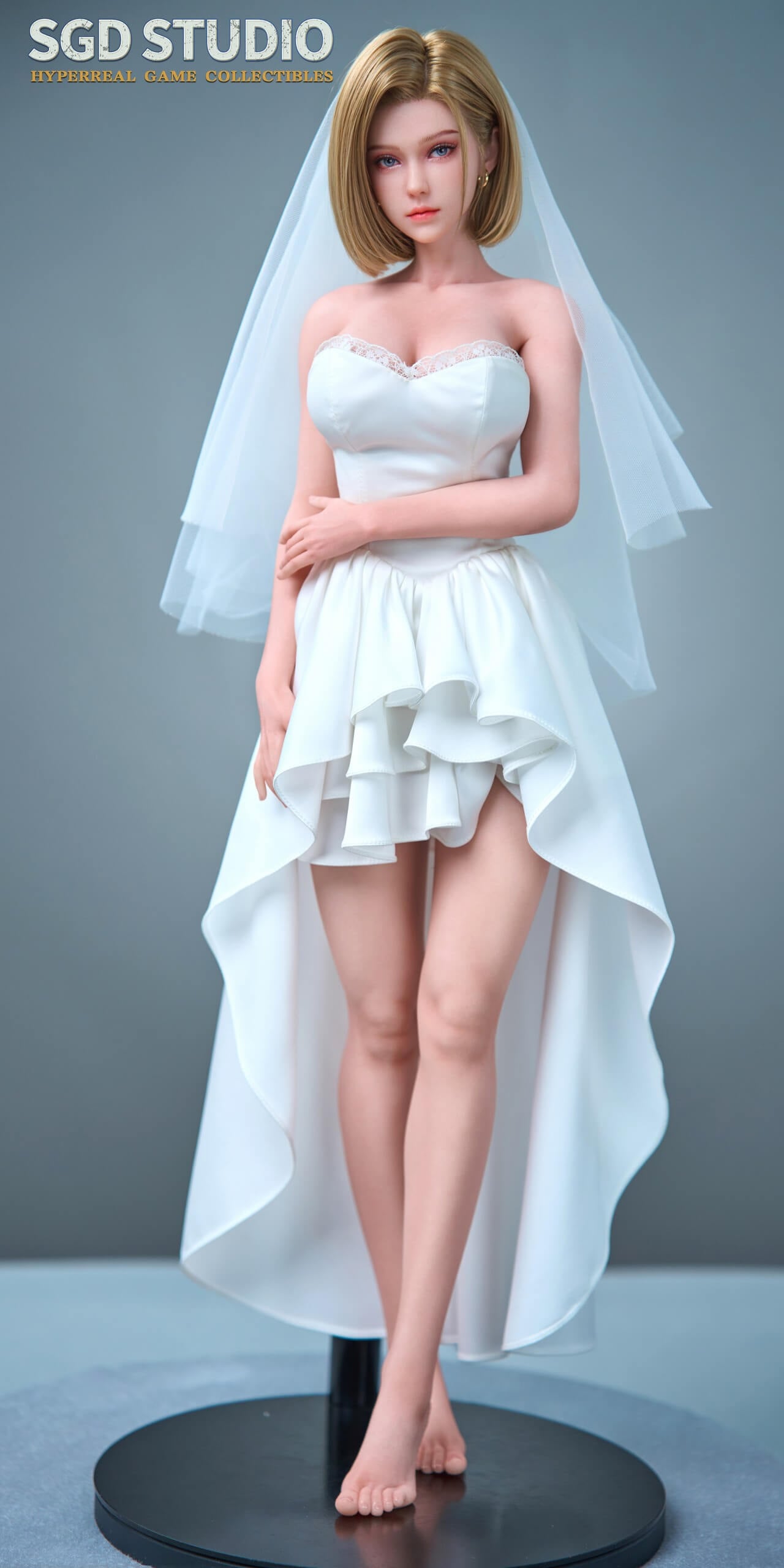 Wedding Dress Android 18 SGD-008 - Featured Image Wedding Dress Android 18 SGD-008 - Collectible Figure Main View