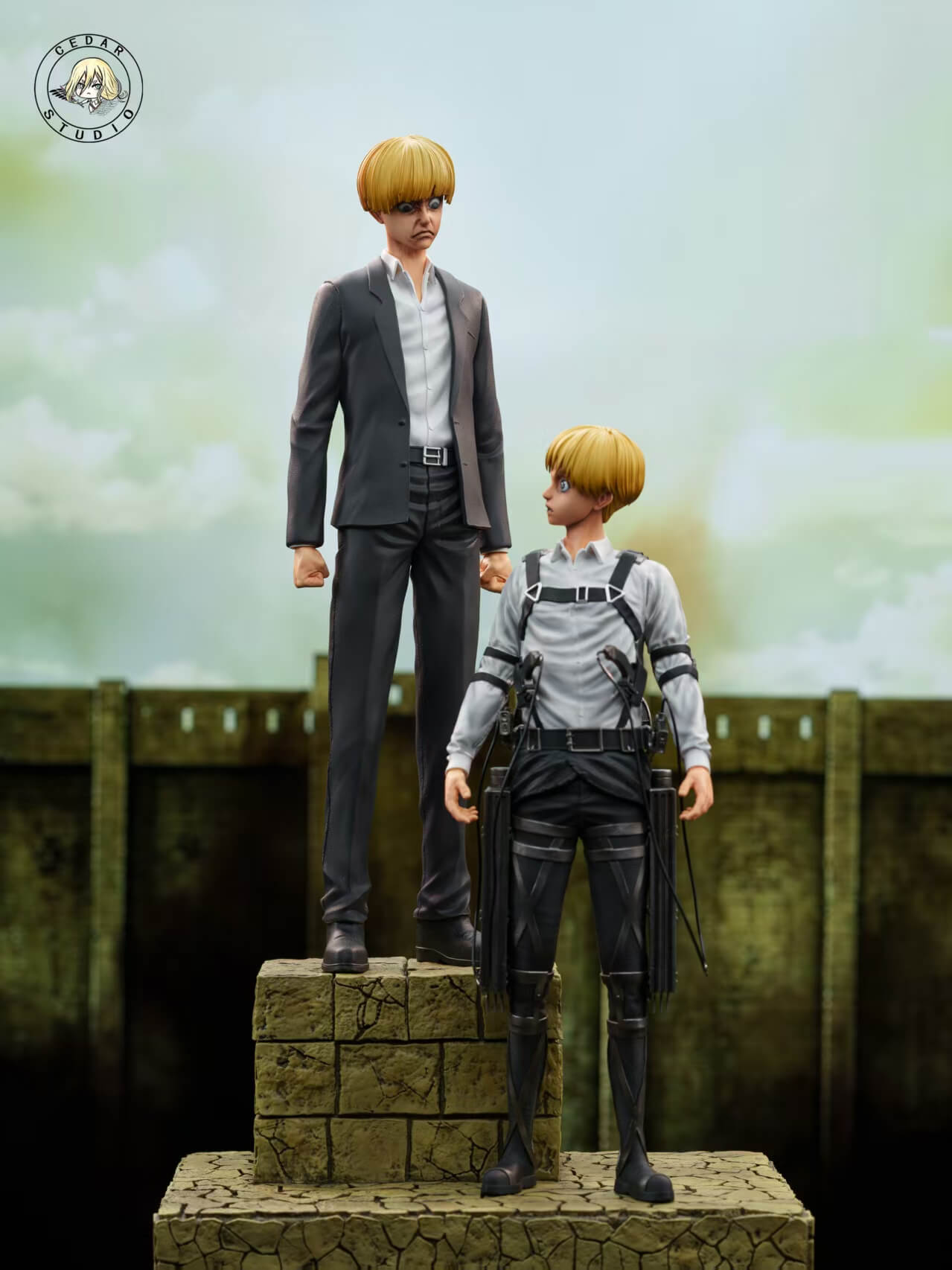 Yelena's Glare at Armin Arlert - Featured Image Yelena's Glare at Armin Arlert - Collectible Figure Main View