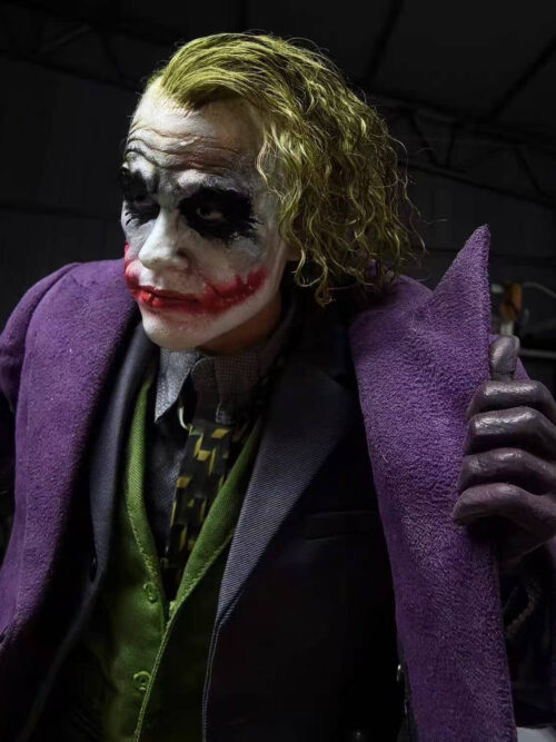 The Joker (Heath Ledger) - Rooted-Hair 1/4 Scale Statue - Detail View 3