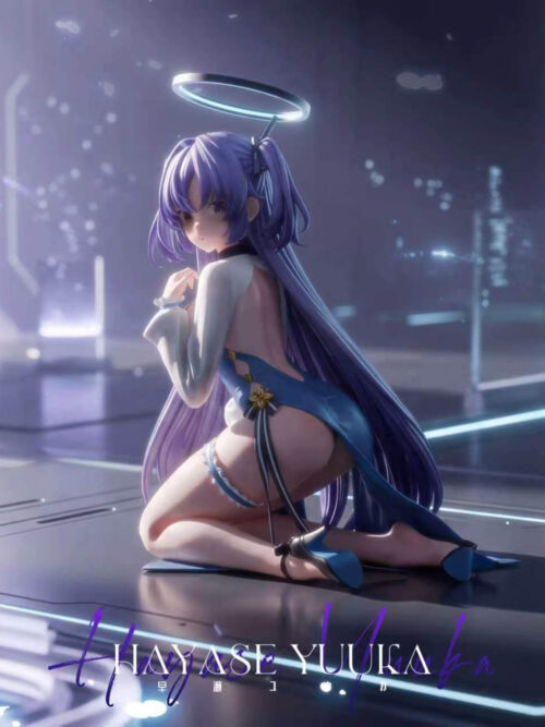 Kneeling Hayase Yuuka - Blue Archive - Collectible Figure Main View