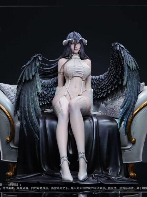 Pure White Succubus Albedo - Collectible Figure Main View