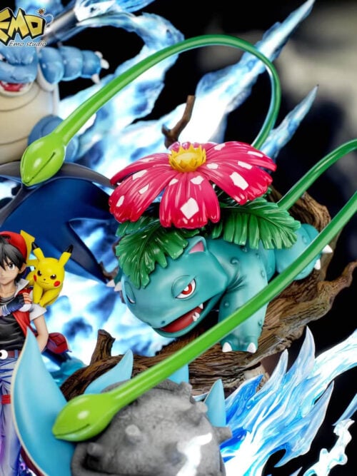 Graduation Series 001 Red - Pokémon Team Diorama - Detail View 2