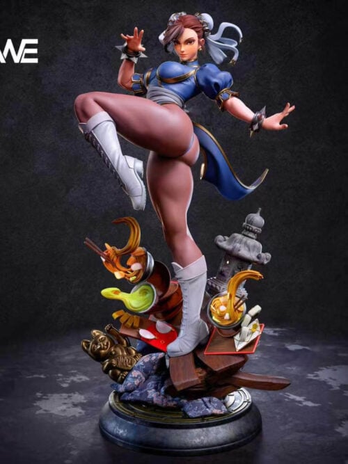 High Kick Chun-Li - Collectible Figure Main View