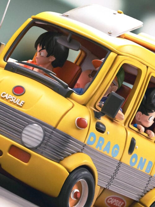 Dragon Ball Vehicle Series Van Quartet: Yamcha, Krillin, Master Roshi and Son Goku - Detail View 1