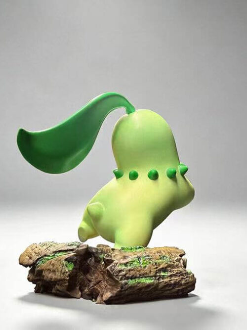 Leaping Chikorita - Detail View 3