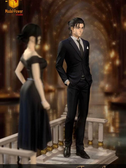 Evening Banquet Eren Jaeger - Detail View 2