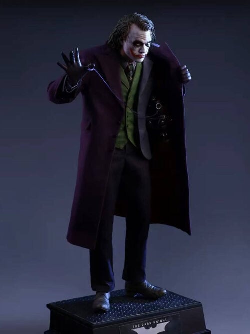 The Joker (Heath Ledger) - Rooted-Hair 1/4 Scale Statue - Collectible Figure Main View