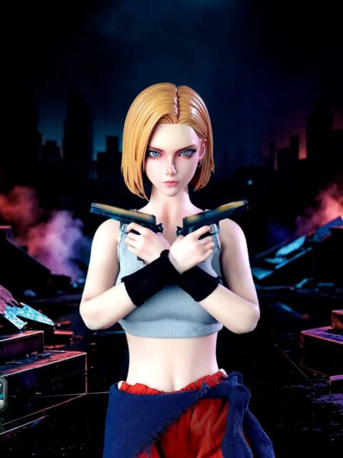 Future Warrior Android 18 - 1/6 Scale Articulated Figure - Detail View 1