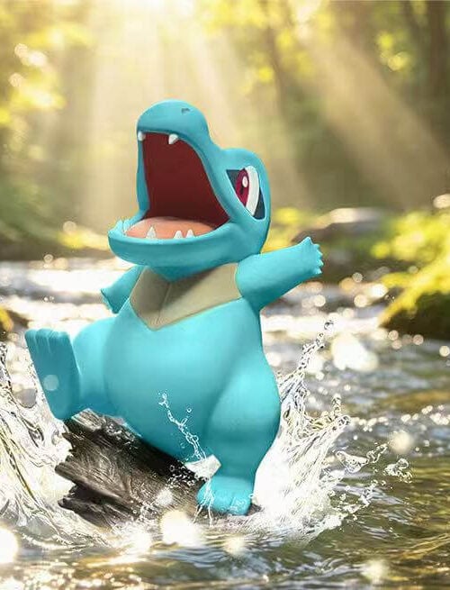 Pocket Leisure Time Vol. 5 Totodile - Collectible Figure Main View