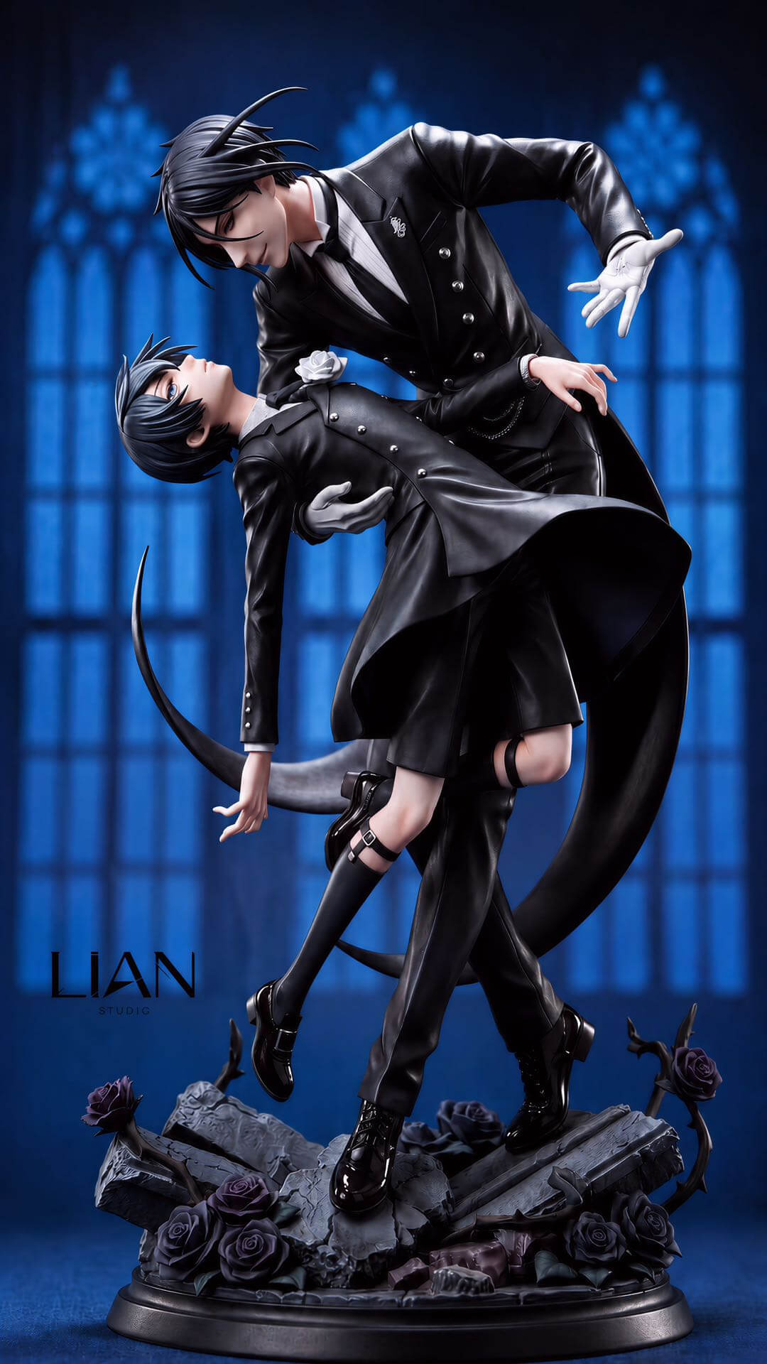 Awakening Sebastian Michaelis and Ciel Phantomhive - Featured Image Awakening Sebastian Michaelis and Ciel Phantomhive - Collectible Figure Main View