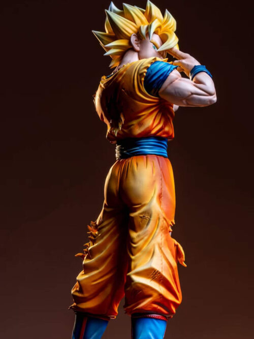 Looking-Back Instant Transmission Super Saiyan Son Goku - Detail View 10