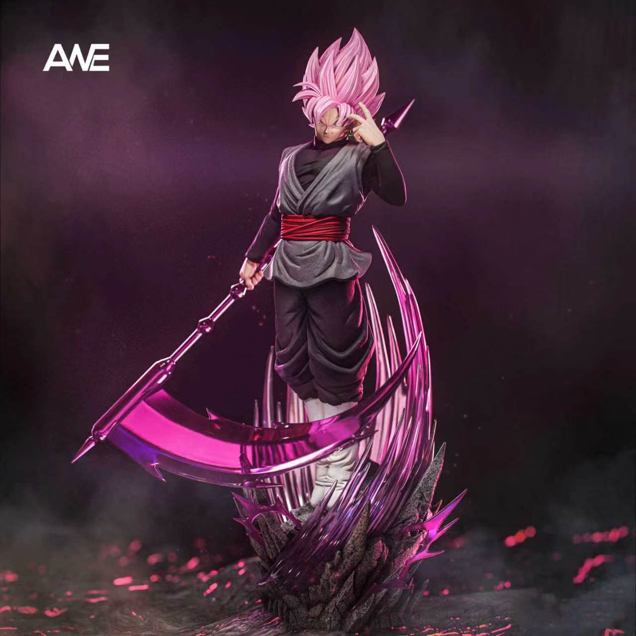 Super Saiyan Rosé Goku Black - Energy Scythe - Featured Image Super Saiyan Rosé Goku Black - Energy Scythe - Collectible Figure Main View