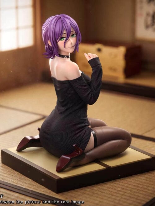 Bomb Devil Reze in Casual Kneeling Pose - Collectible Figure Main View