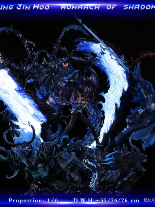 Solo Leveling Shadow Monarch Sung Jin-Woo and Shadow Army - Detail View 4