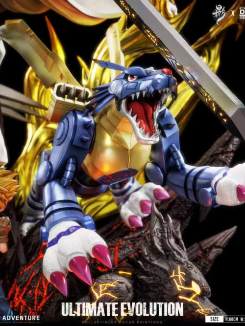 Ultimate Evolution Omegamon & Partner Digimon Diorama - Detail View 2