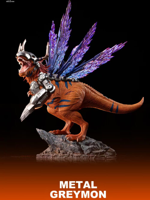 Realistic-Style Metal Greymon - Digimon Adventure - Detail View 7