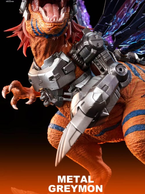 Realistic-Style Metal Greymon - Digimon Adventure - Detail View 1