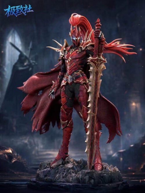 dy6yqbcgs339zs1t2gx2w353s7p7jz6d Red Armor Igris - Solo Leveling - Collectible Figure Main View