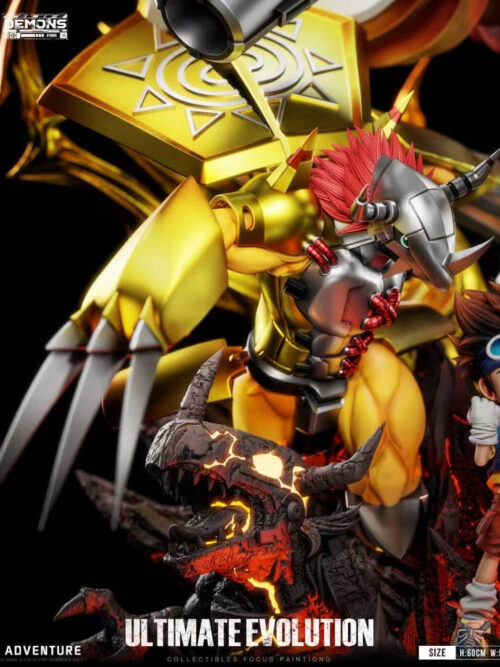 Ultimate Evolution Omegamon & Partner Digimon Diorama - Detail View 3