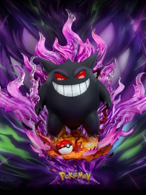 First Generation Gengar — Spectral Flame Display - Collectible Figure Main View