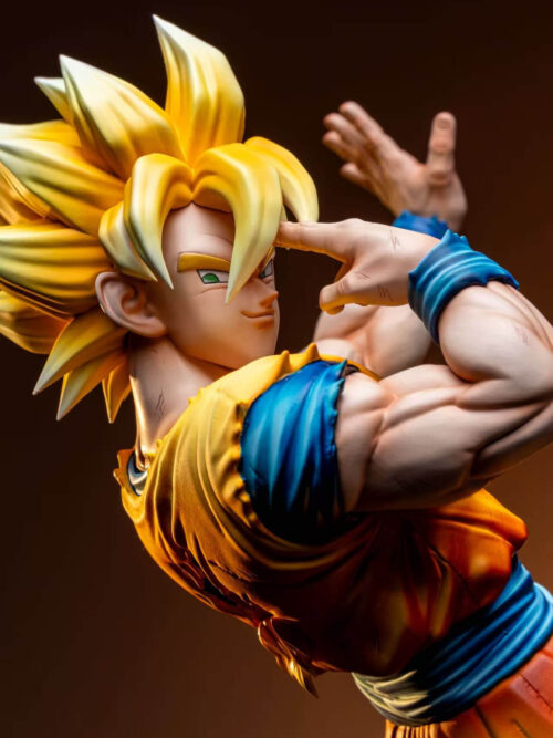 Looking-Back Instant Transmission Super Saiyan Son Goku - Detail View 2