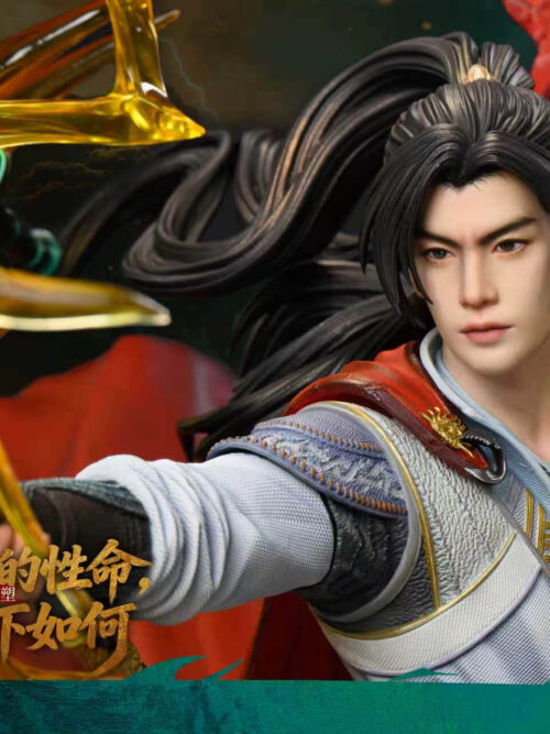 Han Li - Xutian Hall Battle Outfit 1/4 Scale Statue - Detail View 2