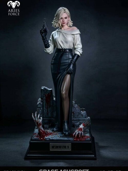 Resident Evil Requiem Grace Ashcroft and Leon Scott Kennedy - Collectible Figure Main View