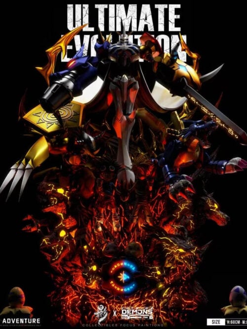 Ultimate Evolution Omegamon & Partner Digimon Diorama - Detail View 4