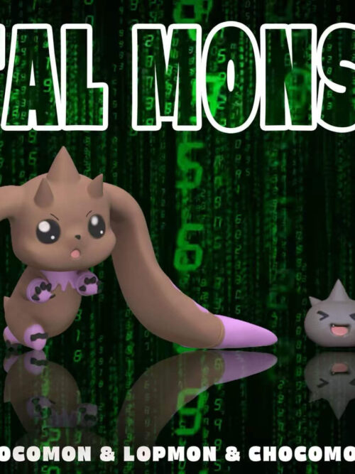 Terriermon & Lopmon Evolution Chain Sets - Digimon 03 Resonance Series - Detail View 2
