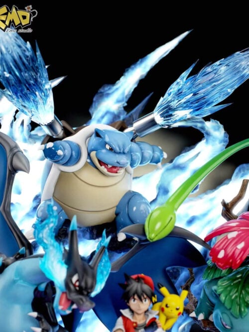 Graduation Series 001 Red - Pokémon Team Diorama - Detail View 3