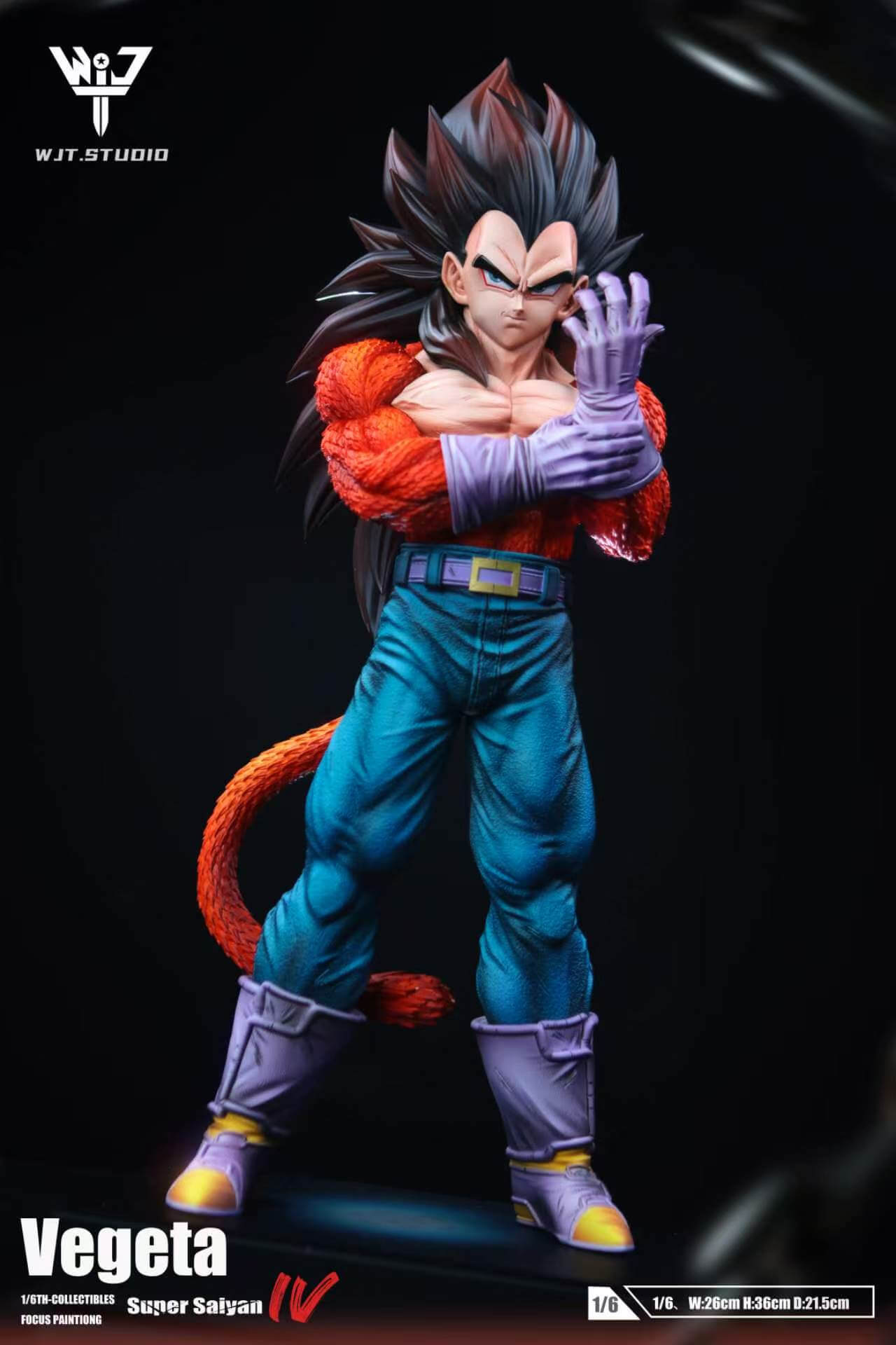 Super Saiyan 4 Vegeta - Featured Image Super Saiyan 4 Vegeta - Collectible Figure Main View