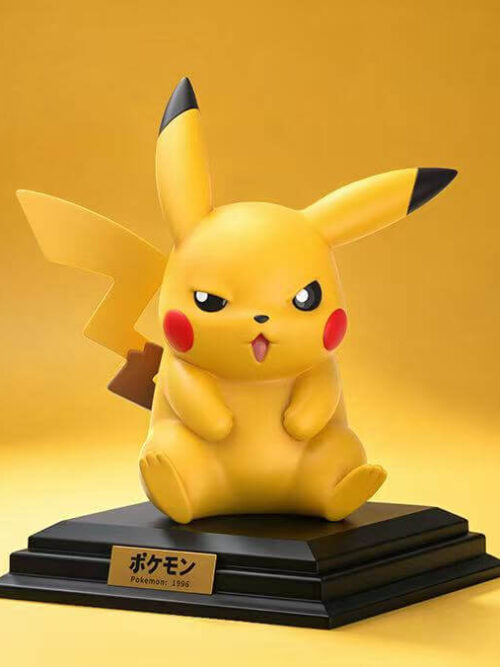 Seated Retro Anime Pikachu - Detail View 3