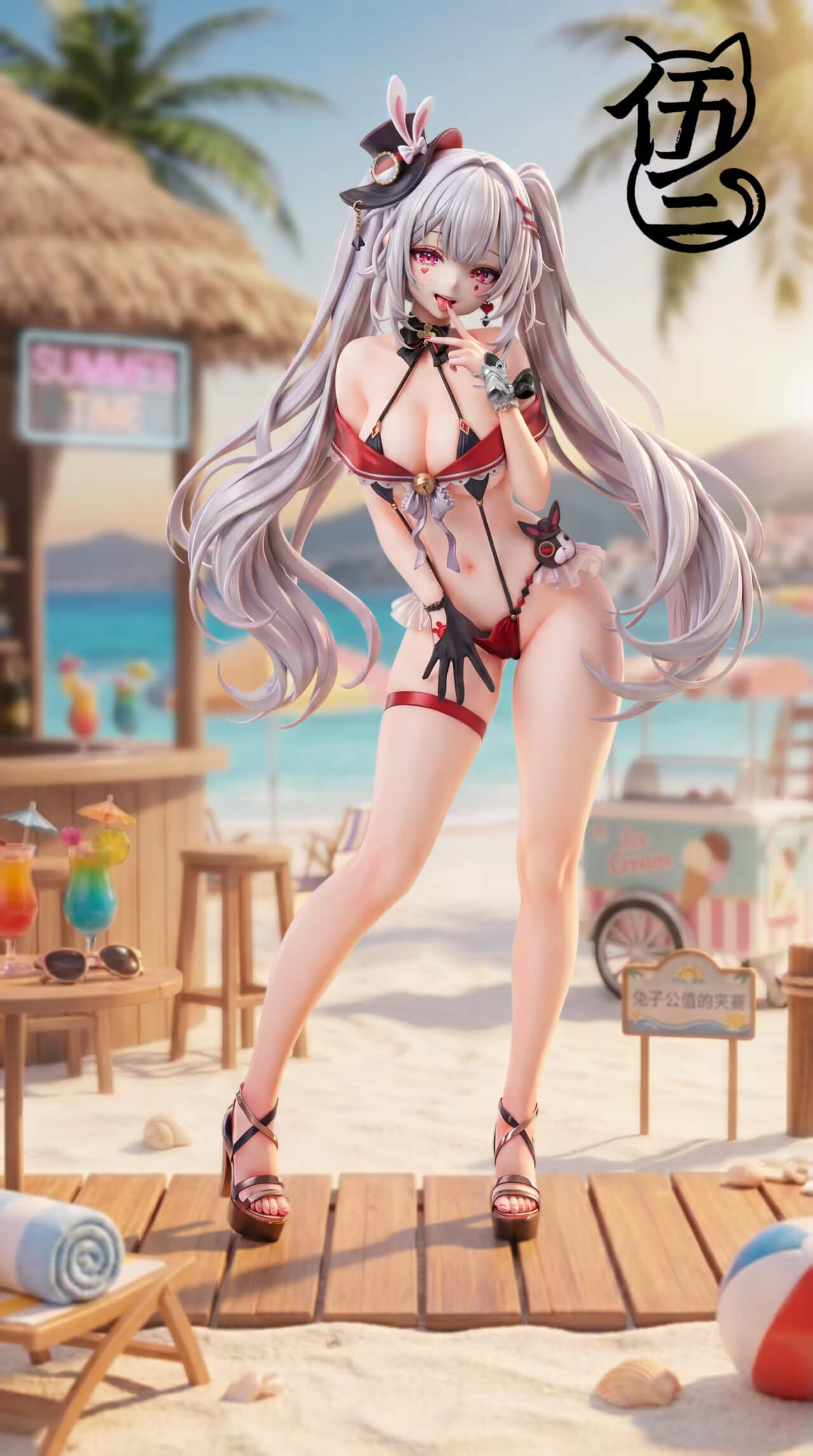 Swimsuit Sparkle and Sparxie - Featured Image Swimsuit Sparkle and Sparxie - Collectible Figure Main View