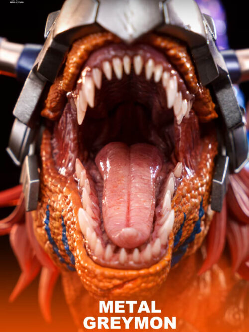 Realistic-Style Metal Greymon - Digimon Adventure - Detail View 4