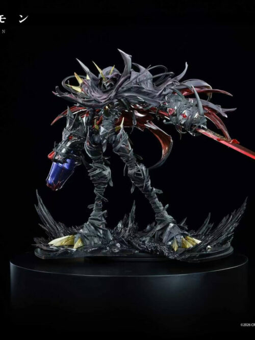 Omnimon Zwart Defeat - Collectible Figure Main View