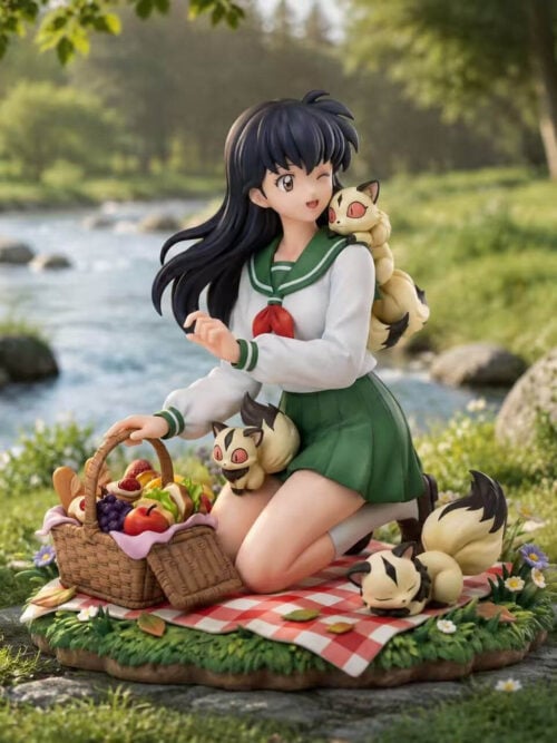 Inuyasha 30th Anniversary Forest Picnic - Kagome Higurashi & Kirara - Collectible Figure Main View