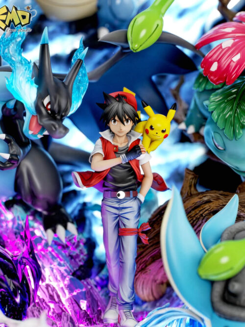 Graduation Series 001 Red - Pokémon Team Diorama - Detail View 7