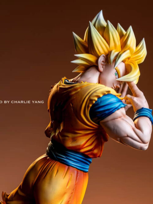 Looking-Back Instant Transmission Super Saiyan Son Goku - Detail View 8